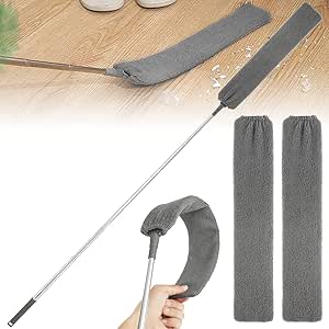 Cleaner Retractable 2.5meter Microfiber Gap Dust Brush Flexible Long Handle