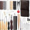 Pcs Leather Sewing Kit Leather Working Tools Set DIY Craft