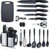 Utensils Set For Cooking-7 Cooking Utensils,5 Kitchen Utensils,6 Knife set,utensilios