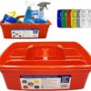 With Handle Cleaners Caddy Organiser Carry Baskets For Cleaning Products